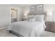 Spacious bedroom with large bed, nightstands, and en-suite bathroom access at 38 Brazan Ct, Fuquay Varina, NC 27526