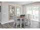 Bright dining room with sliding glass doors leading to a patio at 38 Brazan Ct, Fuquay Varina, NC 27526