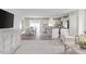 Open living room with views of the kitchen and dining area at 38 Brazan Ct, Fuquay Varina, NC 27526