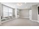 Spacious bonus room featuring built-in shelving and a large window at 5904 Bellona Ln, Raleigh, NC 27612