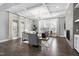 Spacious living room with hardwood floors and a fireplace at 5904 Bellona Ln, Raleigh, NC 27612