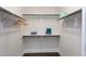 Large walk-in closet with shelving and hanging rods at 5904 Bellona Ln, Raleigh, NC 27612