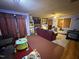 Spacious living room with fireplace and ample seating at 6908 Park Pl, Raleigh, NC 27616