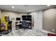 Finished basement with gaming area and workspace at 10080 Nc-39, Middlesex, NC 27557