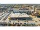 Aerial view of the revitalized mill, showcasing parking and easy access to the theater at 1108 Taylor St, Durham, NC 27701