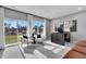 Sunlit office with two armchairs and a desk at 1204 Alston Landing Way # 07, Cary, NC 27519