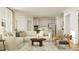 Open living room and kitchen with comfortable seating at 1528 Goldfinch Perch Ln, Knightdale, NC 27545