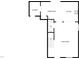First floor plan showcasing living room, kitchen, and laundry at 3113 Skybrook Ln, Durham, NC 27703