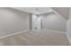Cozy bedroom with neutral carpet, a ceiling fan, and natural light at 3803 Bennett Grove Dr, Wake Forest, NC 27587