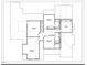 Upstairs layout featuring four bedrooms, a study, exercise room and recreation room at 3803 Bennett Grove Dr, Wake Forest, NC 27587