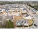 Aerial view showcasing the community and home's location at 5901 San Marcos Way, Raleigh, NC 27616