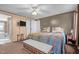 Spacious bedroom with king-size bed and en-suite bathroom at 754 Firestone Ln, Sanford, NC 27330