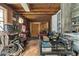 Organized garage with shelving and various tools at 754 Firestone Ln, Sanford, NC 27330