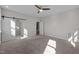Spacious bedroom with carpet and a ceiling fan at 1119 Sagamore Dr, Louisburg, NC 27549