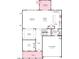 Main floor plan showcasing kitchen, dining, gathering areas, and a two-car garage at 2012 Clydner Dr, Apex, NC 27523