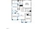 Two-story home floor plan with 4 bedrooms, 2.5 baths and a loft at 517 Marthas View Way, Wake Forest, NC 27587