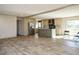 Open concept kitchen with light cabinets, stainless steel appliances, and an island at 6545 Old Jefferson Davis Hwy, Cameron, NC 28326