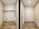 Laundry room with shelving and linoleum flooring at 6567 Old Jefferson Davis Hwy, Cameron, NC 28326