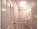 Clean bathroom with vanity, mirror and vinyl flooring at 105 Tracey Creek Ct Ct, Apex, NC 27502