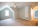 Large bedroom with ample closet space and carpet flooring at 105 Tracey Creek Ct Ct, Apex, NC 27502