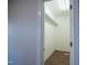 Spacious walk-in closet with wood-look floors and shelving at 105 Tracey Creek Ct Ct, Apex, NC 27502