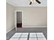 Bedroom with an open doorway and hardwood floors at 1813 Ferrell Meadows Dr, Zebulon, NC 27597