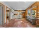 Simple kitchen with white cabinets and tiled floor at 413 Johnson Town Rd, Zebulon, NC 27597