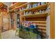 Well-stocked pantry with shelves and additional storage at 413 Johnson Town Rd, Zebulon, NC 27597
