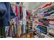 Large walk-in closet with ample hanging and shelving space at 413 Johnson Town Rd, Zebulon, NC 27597