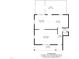 Main floor plan features living room, kitchen, dining area, and deck at 420 W 10Th St, Siler City, NC 27344