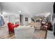 Finished basement recreation area with fireplace at 420 W 10Th St, Siler City, NC 27344