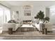 Elegant living room features a fireplace and plenty of natural light at 432 Firefly Overlook, Pittsboro, NC 27312