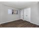 Bright bedroom with window views and large closet for ample storage, perfect for relaxation at 635 Pine Ridge Pl, Raleigh, NC 27609