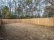 Large fenced backyard at 705 Colleton Rd, Raleigh, NC 27610