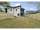 Private backyard with fenced-in area and plenty of green space at 705 Colleton Rd, Raleigh, NC 27610