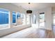 Light-filled dining area with access to backyard patio at 705 Colleton Rd, Raleigh, NC 27610