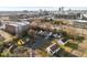 Aerial neighborhood shot showing home with multiple residences nearby at 8 Kingston Mill Ct, Durham, NC 27701