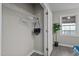 Walk-in closet space features shelving and ample storage, and natural light from the window at 8 Kingston Mill Ct, Durham, NC 27701
