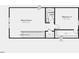 Floor plan of the upper level with game room, bedroom, and full bath at 804 Heathered Farm Way, Apex, NC 27523