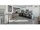 Open concept kitchen with island and breakfast bar at 104 Ridgeline Ct, Durham, NC 27703