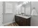 Bathroom with granite countertop double vanity at 107 York Dr, Oxford, NC 27565