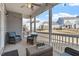 Relaxing screened porch overlooking the backyard at 1109 Timbercut Dr, Durham, NC 27703