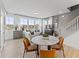 Casual dining area with round table and chairs, open to kitchen at 1241 S Blount Street # 101, Raleigh, NC 27601
