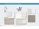 Selection of stylish bathroom materials, showcasing faucet options, tile, and countertop samples for a modern look at 2405 Englemann Dr # 121, Apex, NC 27502