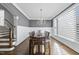 Elegant dining room with a large table and chandelier at 2500 Shadow Hills Ct Ct, Raleigh, NC 27612
