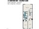 Second floor plan with two bedrooms, two bathrooms, and laundry room at 31 Burford Way, Angier, NC 27501