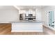 Modern kitchen with granite countertops and stainless steel appliances at 31 Burford Way, Angier, NC 27501