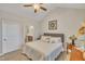 Bright bedroom with ensuite bathroom access and large bed at 31 Cedar Hollow Dr, Garner, NC 27529