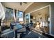 Screened porch with view of living room and backyard at 467 Boone St, Chapel Hill, NC 27516