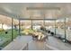Covered patio with table and chairs at 505 Forrest St, Hillsborough, NC 27278